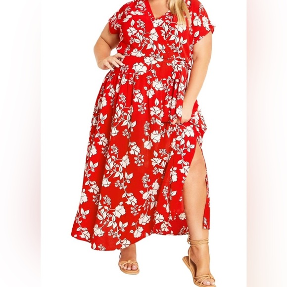 ✨NWT✨ Avenue Women's Havana Print Plus Size Maxi Dress. Size 30/32 - Picture 1 of 8